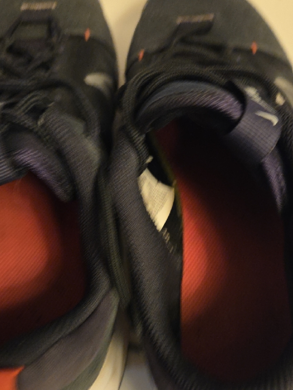 Nike Women's Air Intrlk Max Black and White Athletic Sneakers with Pink Accents - Picture 12 of 17